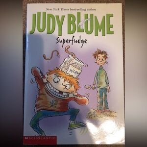 Scholastic Superfudge Book by Judy Blume - Green and Orange Cover